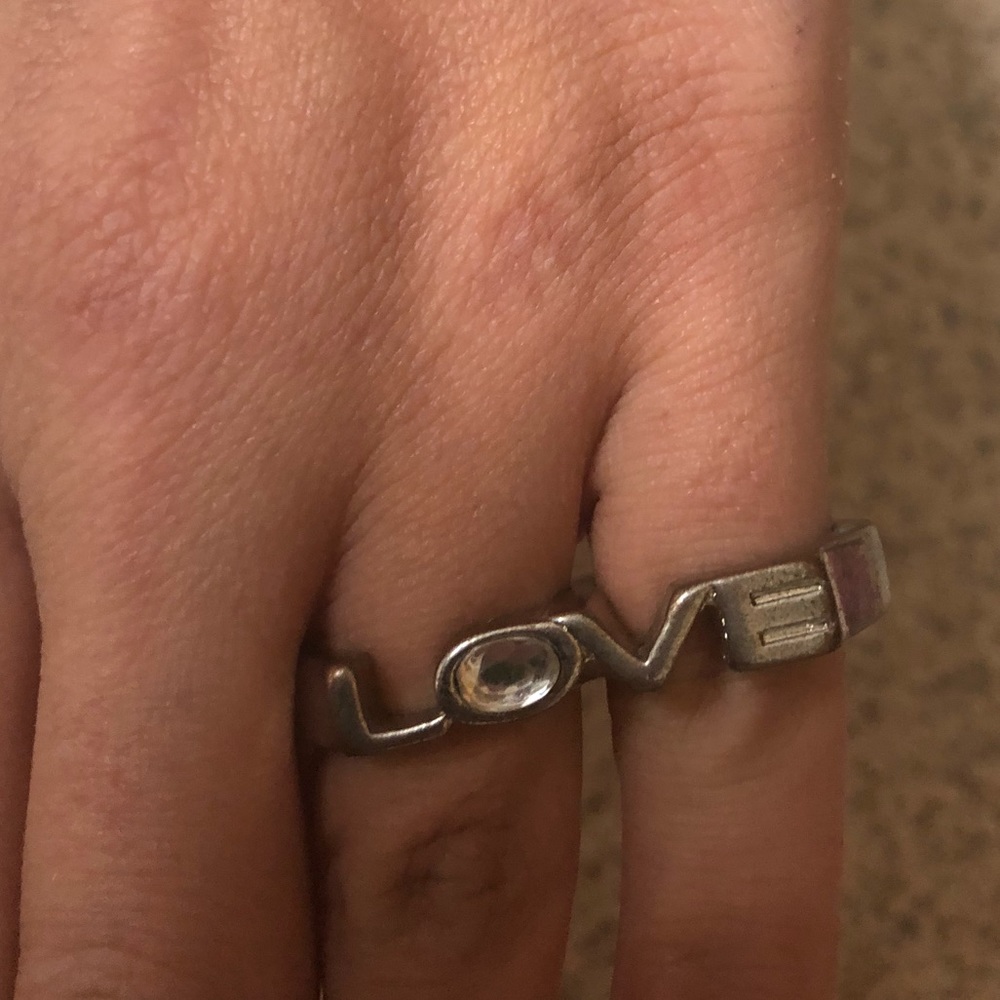 Love double finger ring